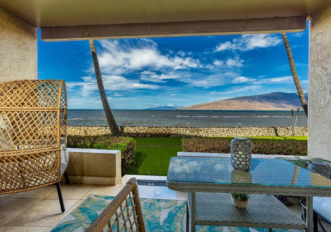 Oceanfront Ground Floor W Stunning Sunset Views Apartment Kihei United States