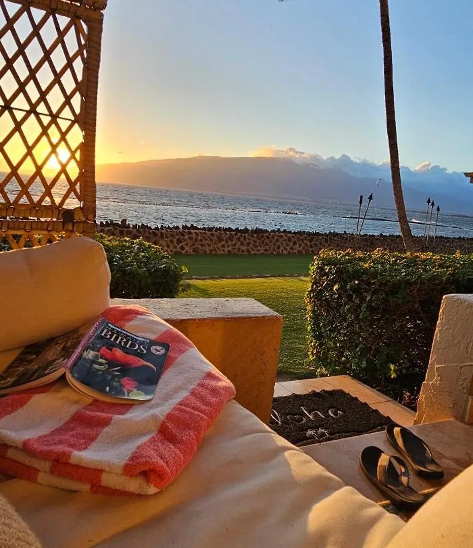 Oceanfront Ground Floor W Stunning Sunset Views Apartment Kihei